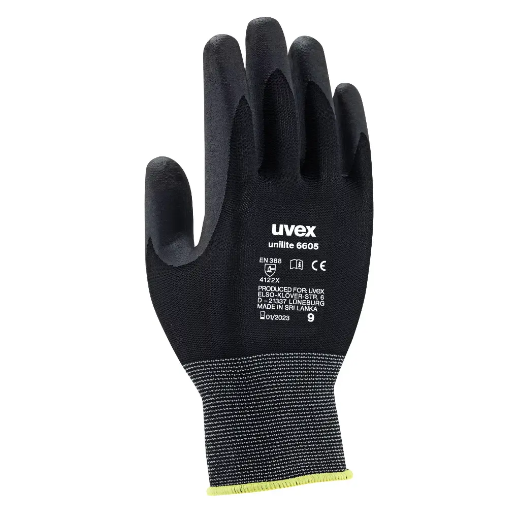 uvex unilite 6605 60573 EN388 (4122X) PPE Safety Gloves
