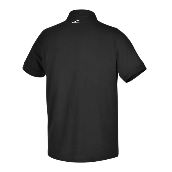 Beta Workwear 7552N Three-button work polo shirt, made from piqué cotton, 200 g/m2, black XS, S, M, L, XL, XXL, XXXL
