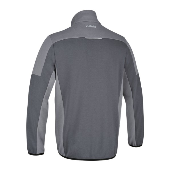 Beta Workwear 7643G Sweatshirt, 1/2 zip, 80% cotton, 20% polyester, 280 g/m2, anthracite/light grey XS, S, M, L, XL, XXL, XXXL