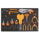 Beta Tools 3900 O7/5M C39-7/O-MOBILE ROLLER CAB 7 DRAW. ORANGE 