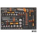 BETA  5988H/7M Assortment of 333 tools for car repairs in EVA foam trays
