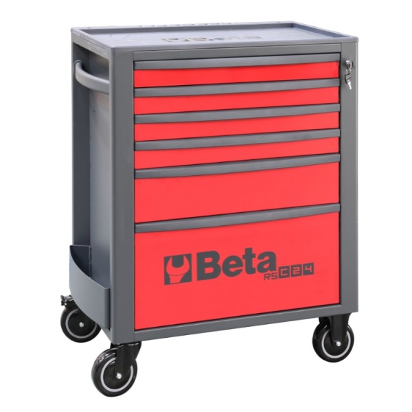 BETA Tools 2400 RSC24/6-VEM Mobile roller cab with 6 drawers and assortment of 81 repair and maintenance tools for hybrid and electric vehicles