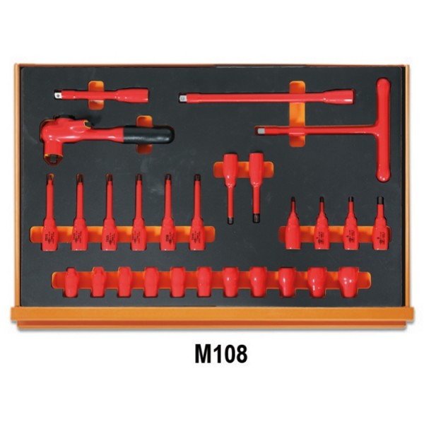 BETA Tools 2400 RSC24/6-VEM Mobile roller cab with 6 drawers and assortment of 81 repair and maintenance tools for hybrid and electric vehicles