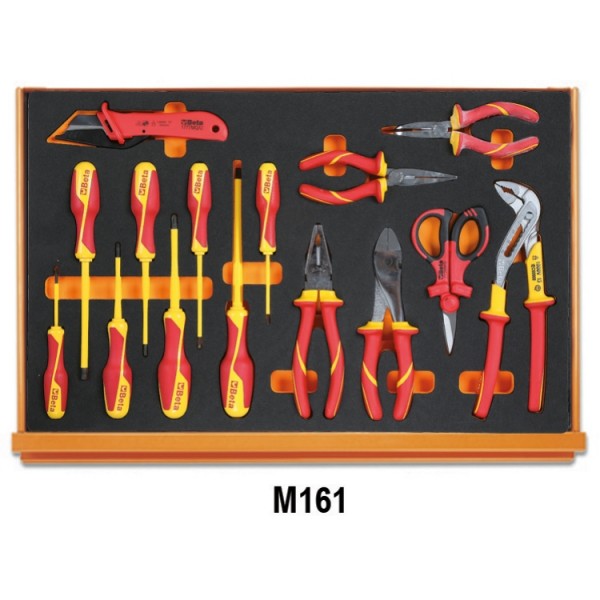 BETA Tools 2400 RSC24/6-VEM Mobile roller cab with 6 drawers and assortment of 81 repair and maintenance tools for hybrid and electric vehicles