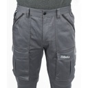 BETA Tools 7930MG Work trousers, multipocket style, 100% cotton, grey