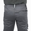 BETA Tools 7930MG Work trousers, multipocket style, 100% cotton, grey