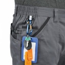 BETA Tools 7930MG Work trousers, multipocket style, 100% cotton, grey