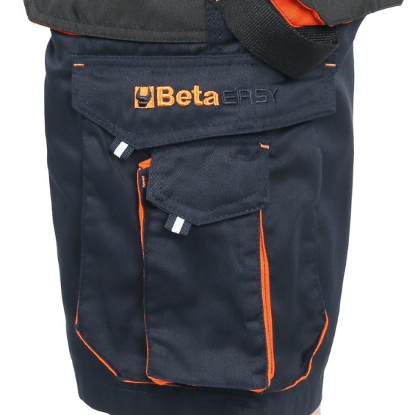 BETA Tools 7861B Work Bermuda shorts, lightweight, blue