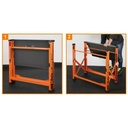 BETA Tools C56PL O Folding Workbench, Light Version 18.5kg, Compact, 200kg Load Capacity, 800x500mm Worktop
