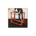 BETA Tools C56PL O Folding Workbench, Light Version 18.5kg, Compact, 200kg Load Capacity, 800x500mm Worktop