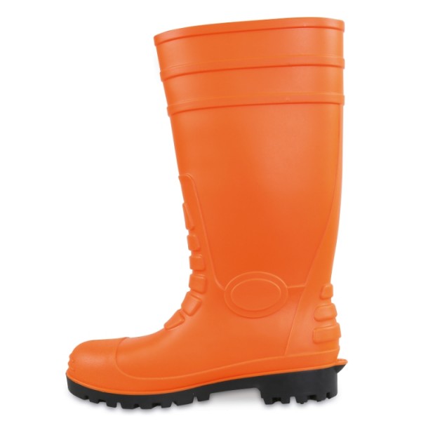 BETA Tools 7328A The perfect "high visibility" safety wellington boot for extreme work conditions, Orange, UK 5-12.
