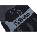 BETA Tools 9574B Work gloves, with stretch-elastic cuffs, reinforced thumbs and index fingers, made from touchscreen capable synthetic leather