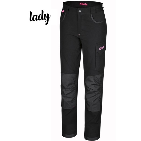 Beta Tools 7818LN Women's Workwear work trousers, multi pocket style, 100% stretch cotton, 220 g/m2 XS-XXXL
