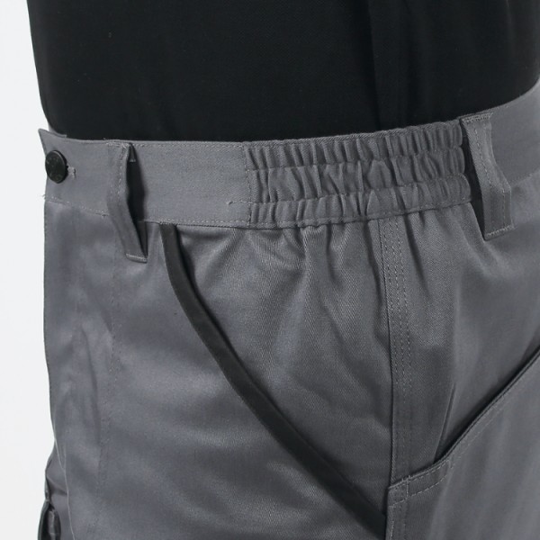 Beta Tools Workwear 7931MG Work bermuda cargo shorts, 100% cotton, grey XS-3XL