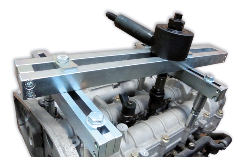 Beta Tools 1462/KI Assortment of common rail diesel injector pullers - Mechanical and hydraulic operation