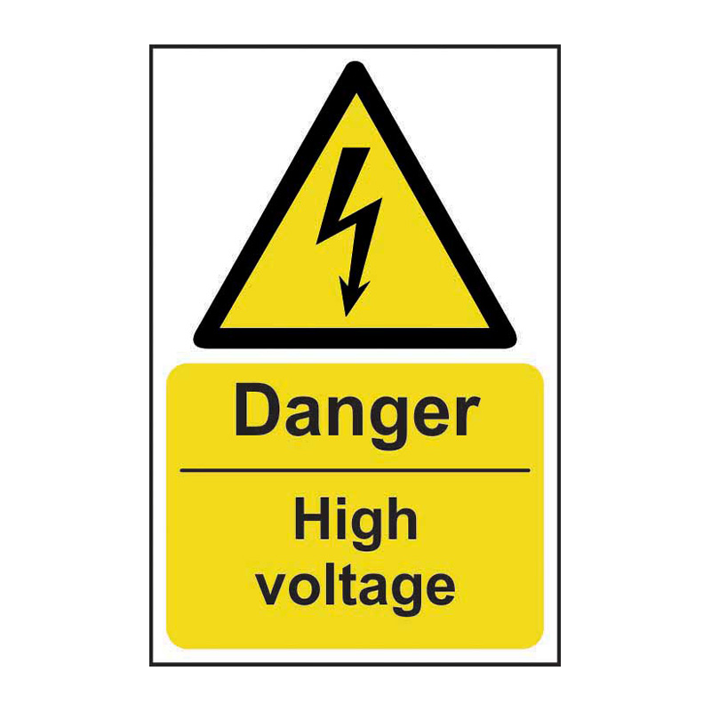 Danger High voltage - SAV (200 x 300mm)