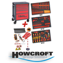 BETA Tools 2400 RSC24/6-VEM Mobile roller cab with 6 drawers and assortment of 81 repair and maintenance tools for hybrid and electric vehicles