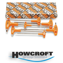 Beta Tools 96T/S5P-5 Set x5 T-Handle Offset Hexagon Allen Hex Wrench Keys 2.5mm - 6mm