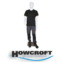BETA Tools C62M/WW Mannequin, retail shop window clothes display, realistic size, metal base