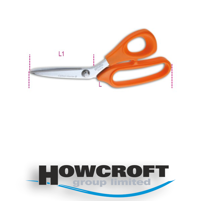 Beta Tools 1131CK Kevlar® and fibre optics scissors, made of stainless steel, Kevlar®, Fibre optics