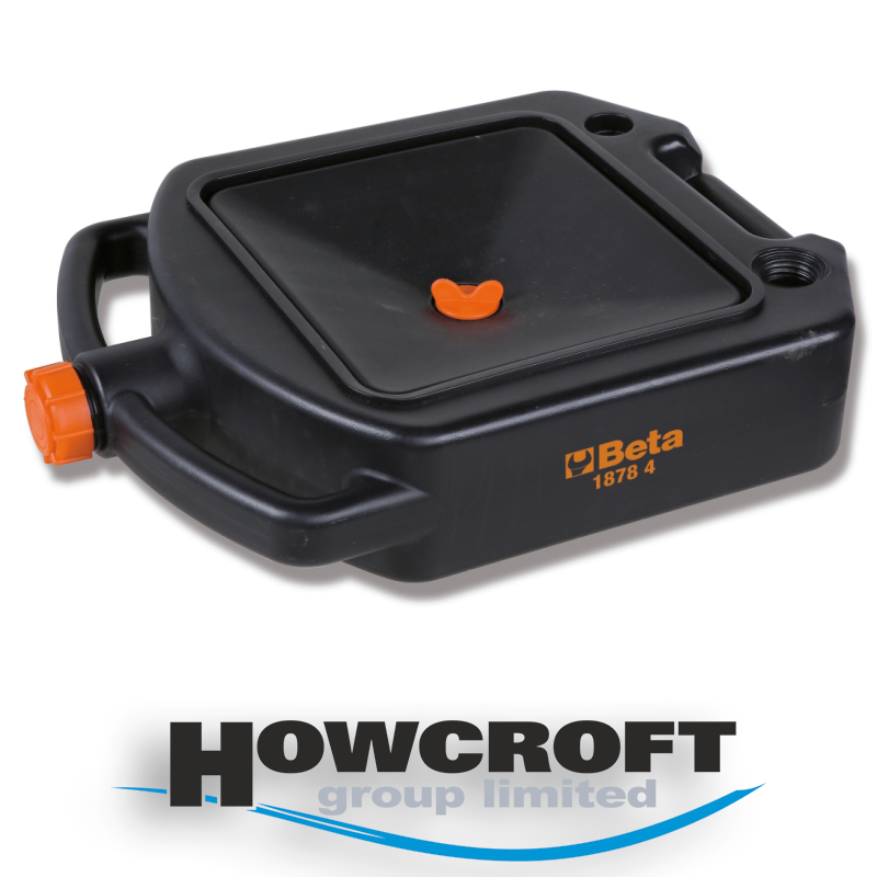 Beta Tools 1878 4 Fluid collection tank, portable, 4L, suitable for motorcycles & cars