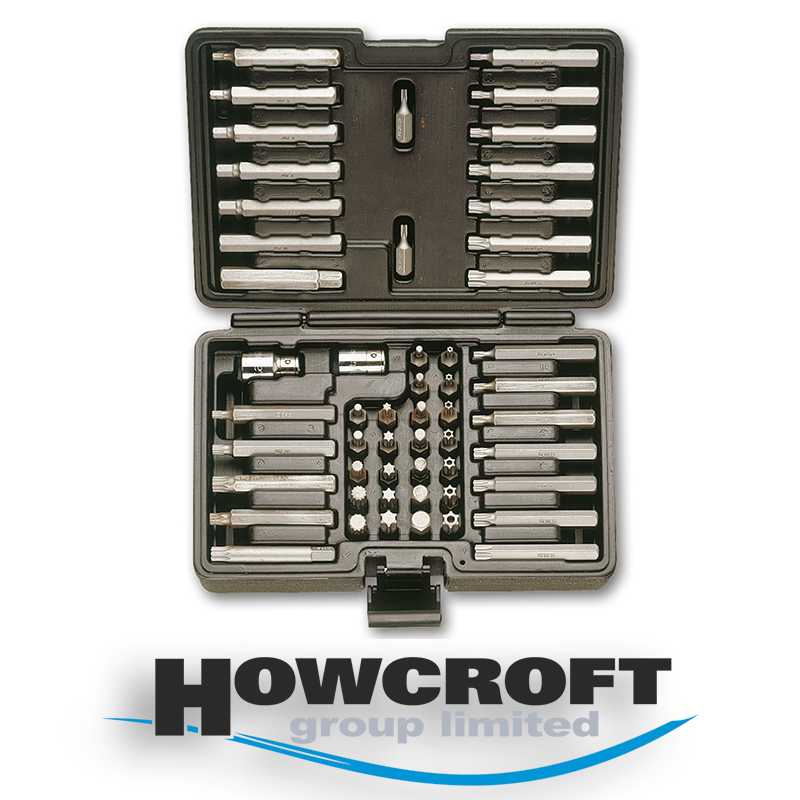 Beta Tools 867/C52 52 hexagon bits, 10 mm, and 2 accessories (items 867PE, 867PE/L, 867XZN, 867XZN/L, 867TX, 867TX/L, 867RTX, 867RTX/L, 867/1, 867/1)