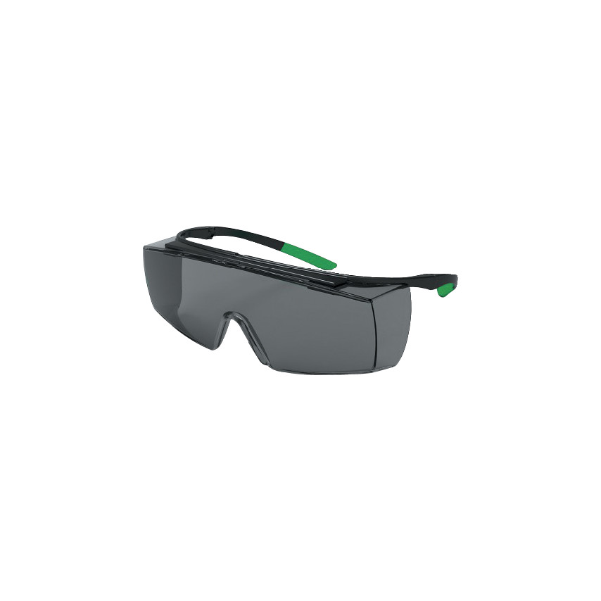 uvex 9169543 super f OTG welding spectacles black/green grey shade 3 infradur plus
