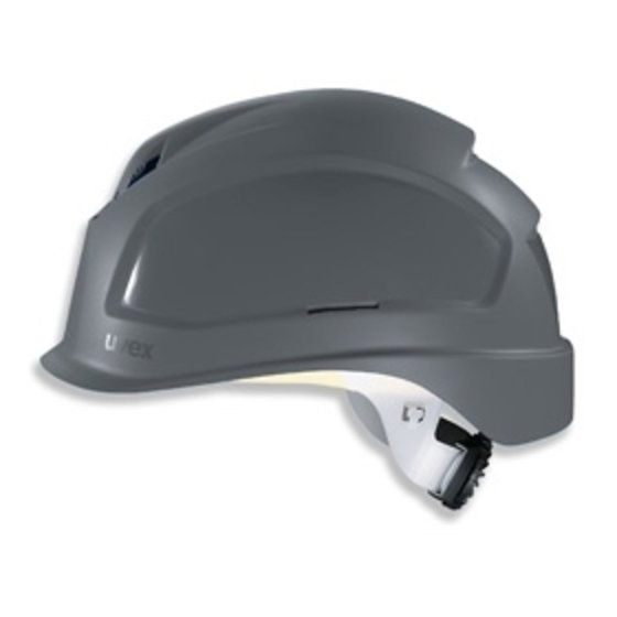pheos B-S-WR
Short brim. Size 52 to 61 cm. Euroslot adapter for attaching earmuffs and uvex pheos visor. Six-point textile band attachment. PPE Safety Helmet