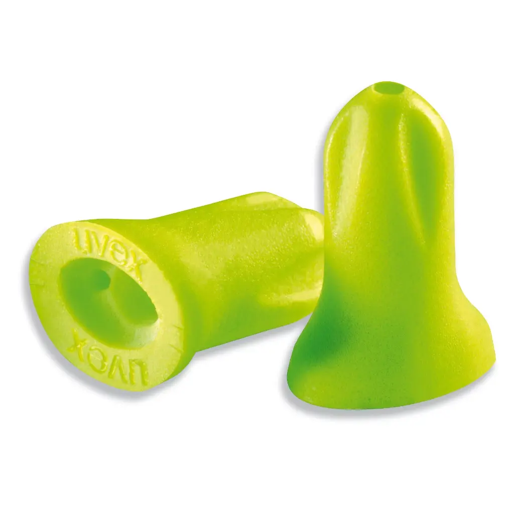 uvex hi-com uncorded disposable earplugs. Uncorded plugs (bagged in pairs). PPE Hearing Protection. 200 pairs