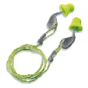 uvex xact-fit planet disposable reusable corded earplugs size S in mini box (cardboard) Extremely easy fitting PPE Hearing Protection (50 pairs)