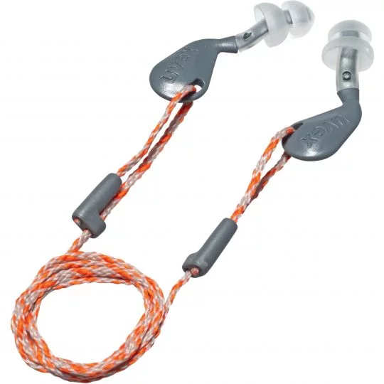 uvex xact-fit reusable corded earplugs size M/L in mini box (plastic)  Extremely easy fitting. 50 pairs