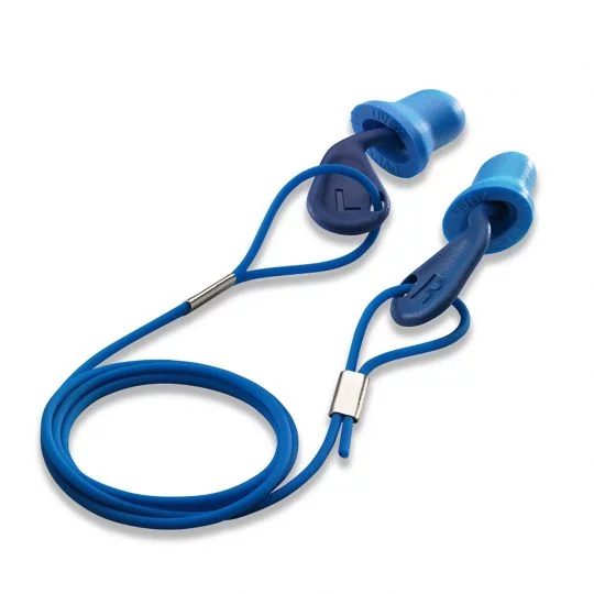 uvex xact-fit detec reusable corded earplugs size M/L in mini box (cardboard) Extremely easy fitting. PPE Hearing Protection. 50 pairs