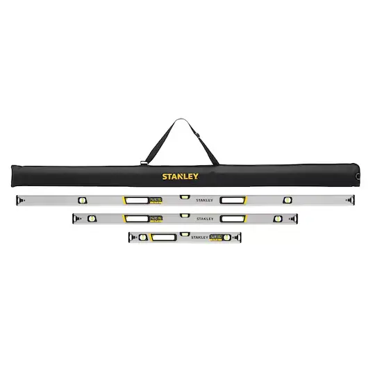 FMHT43682-1 STANLEY® FATMAX XTREME Spirit Level Triple Pack: 60cm, 120cm & 180cm With Bag 