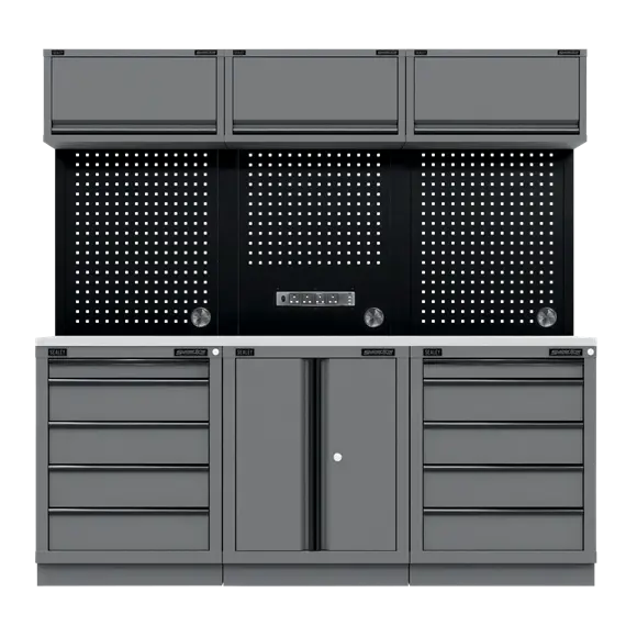 Sealey APMSBESTACK04SS Custom Workshop Storage System with Stainless Worktop 2.04m)