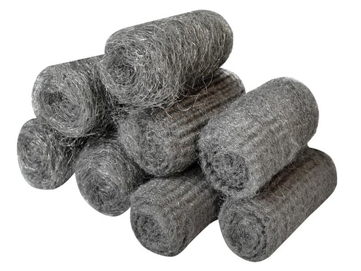 [FAIASW8A] Steel Wool, Assorted Grades 20g Rolls (Pack 8)