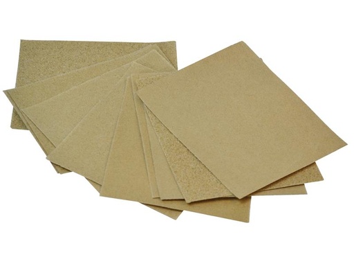 [FAIACBGPA] Cork Block Glasspaper Sanding Sheets Assorted (Pack 10)
