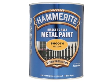 [HMMSFY5L] Direct to Rust Smooth Finish Metal Paint Yellow 5 Litre