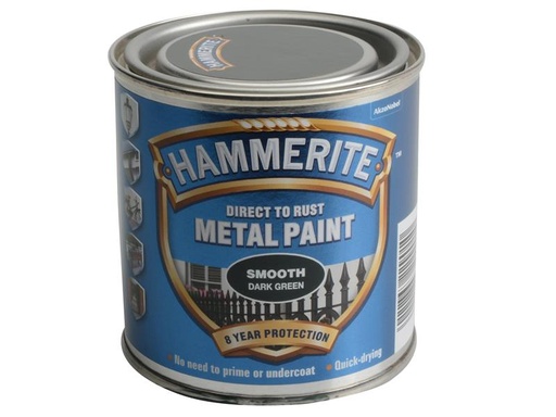 [HMMSFDG250] Direct to Rust Smooth Finish Metal Paint Dark Green 250ml