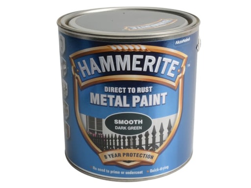 [HMMSFDG25L] Direct to Rust Smooth Finish Metal Paint Dark Green 2.5 Litre