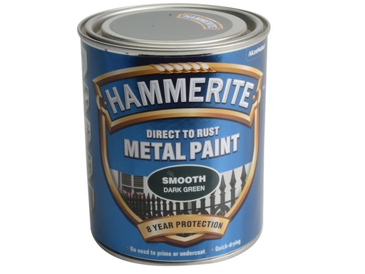 [HMMSFDG750] Direct to Rust Smooth Finish Metal Paint Dark Green 750ml