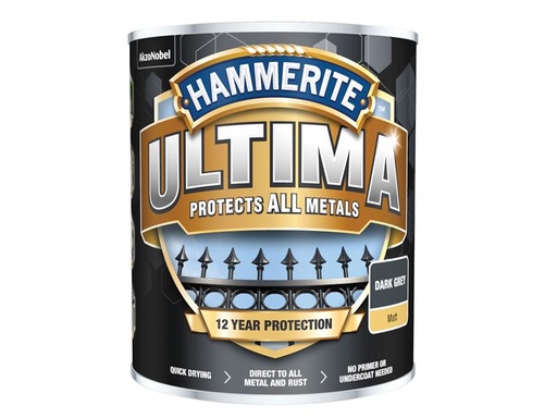 [HMMUMMDG750] Ultima Metal Paint Matt Dark Grey 750ml