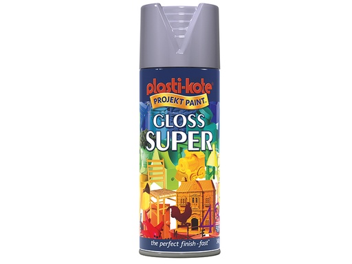 [PKT1149] Gloss Super Spray Aluminium 400ml