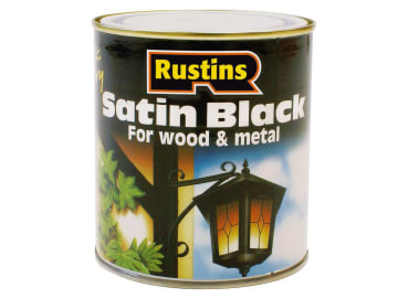 [RUSBS25L] Satin Black Paint Quick Drying 2.5 Litre