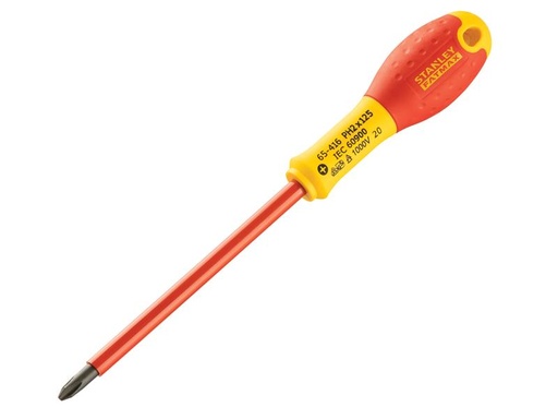 [STA065416] FatMax® VDE Insulated Screwdriver Phillips Tip PH2 x 125mm