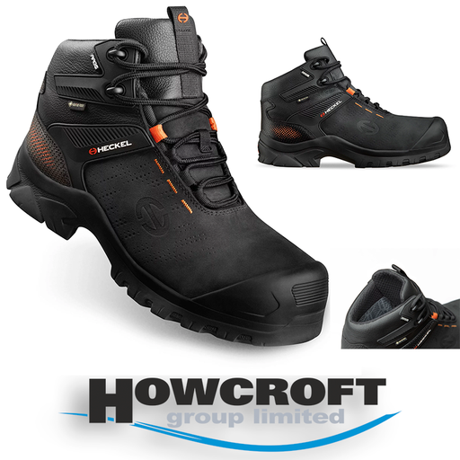 [MACTRACK 3.0 GTX S7L] uvex Heckel MACTRACK 3.0 GTX S7L lace-up Safety Boots, non-slip rubber sole, Waterproof & breathable Gore-Tex lining, 4-13