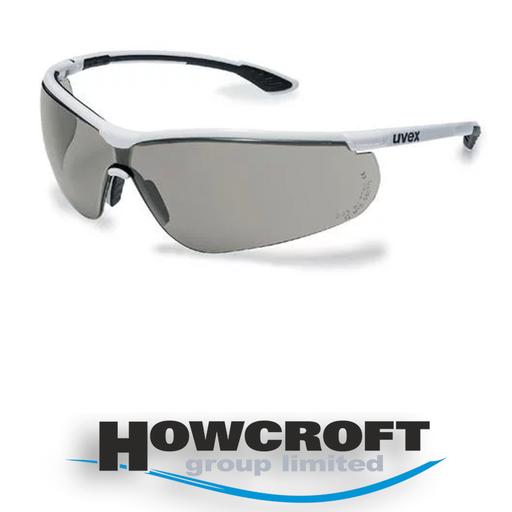 [sportstyle] uvex PPE safety glasses sportstyle spectacles, 23% grey lense, sunglare filter