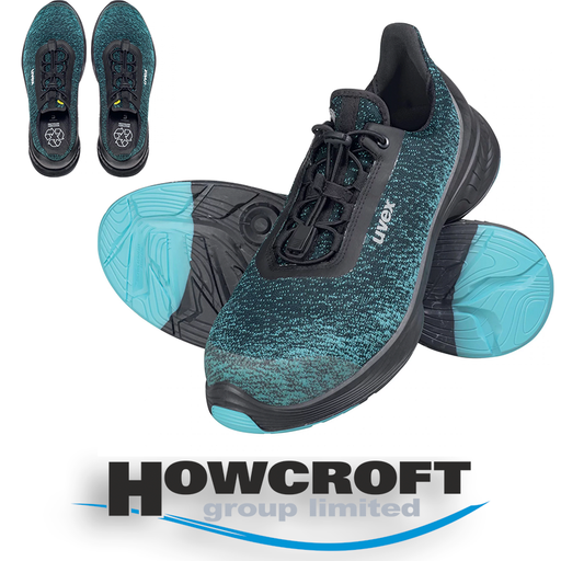 [1 G2 planet] uvex 1 G2 planet shoe S1 P SRC PPE Safety Trainers, 30% recycled, metal-free 64041990