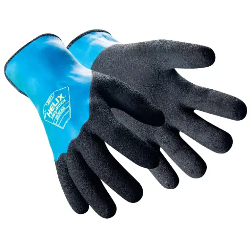 [Helix® 3071] uvex 60685 HexArmor® Helix® 3071 PPE Safety Gloves - 13-gauge HPPE/steel blend shell, EN407 rated level 1 for contact heat