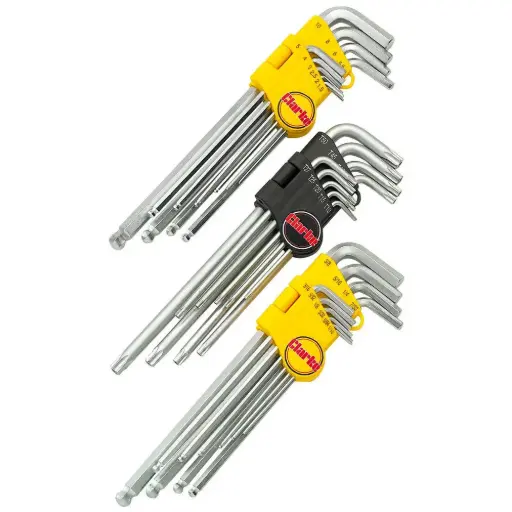 [PRO138] Clarke 1700538 PRO138 29-Piece Extra Long Hex & Torx Key Set