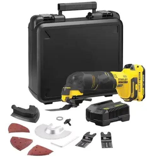 [STANLEY® 18V V20 Oscillating Multitool] SFMCE500D1K-GB STANLEY® 18V V20 Oscillating Multitool - 1 x 2.0Ah Kitbox